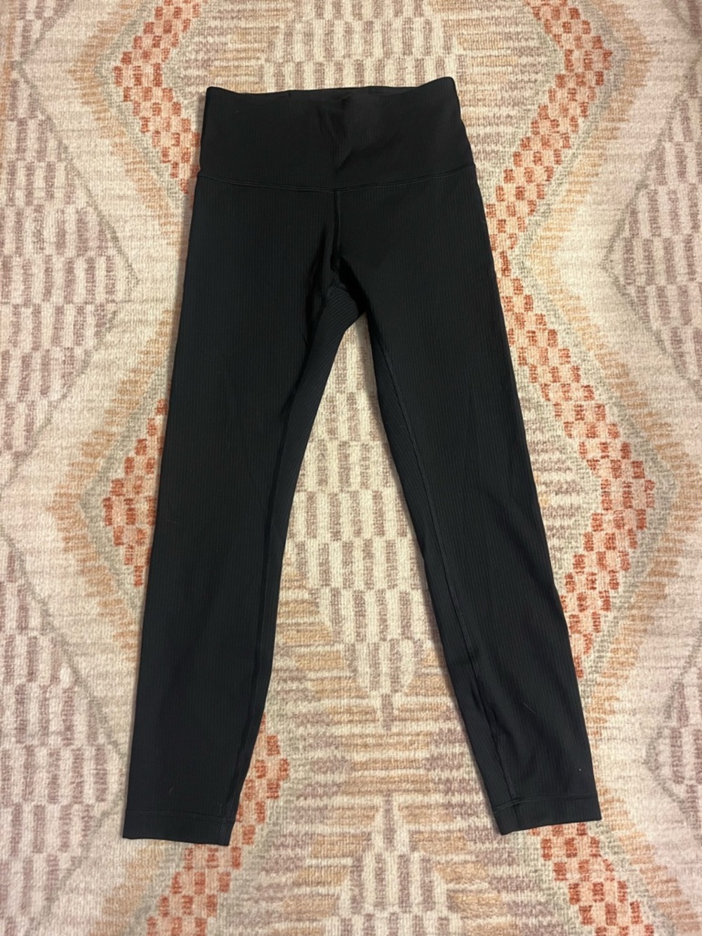 lululemon athletica Black Ribbed Leggings - Picture 3 of 3